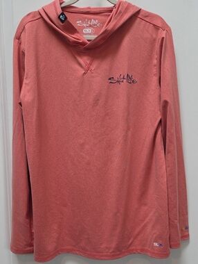 Salt Life Kids Coral Hooded Rashguard